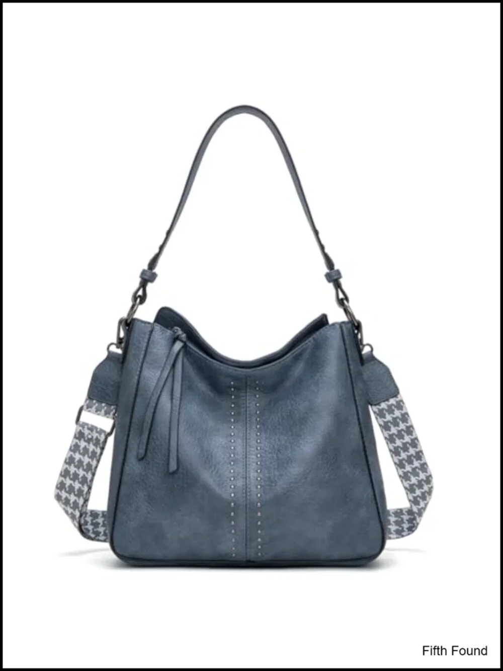 Vegan Leather Hobo Bag Top Handle Satchel Shoulder Purse Bucket Handbag